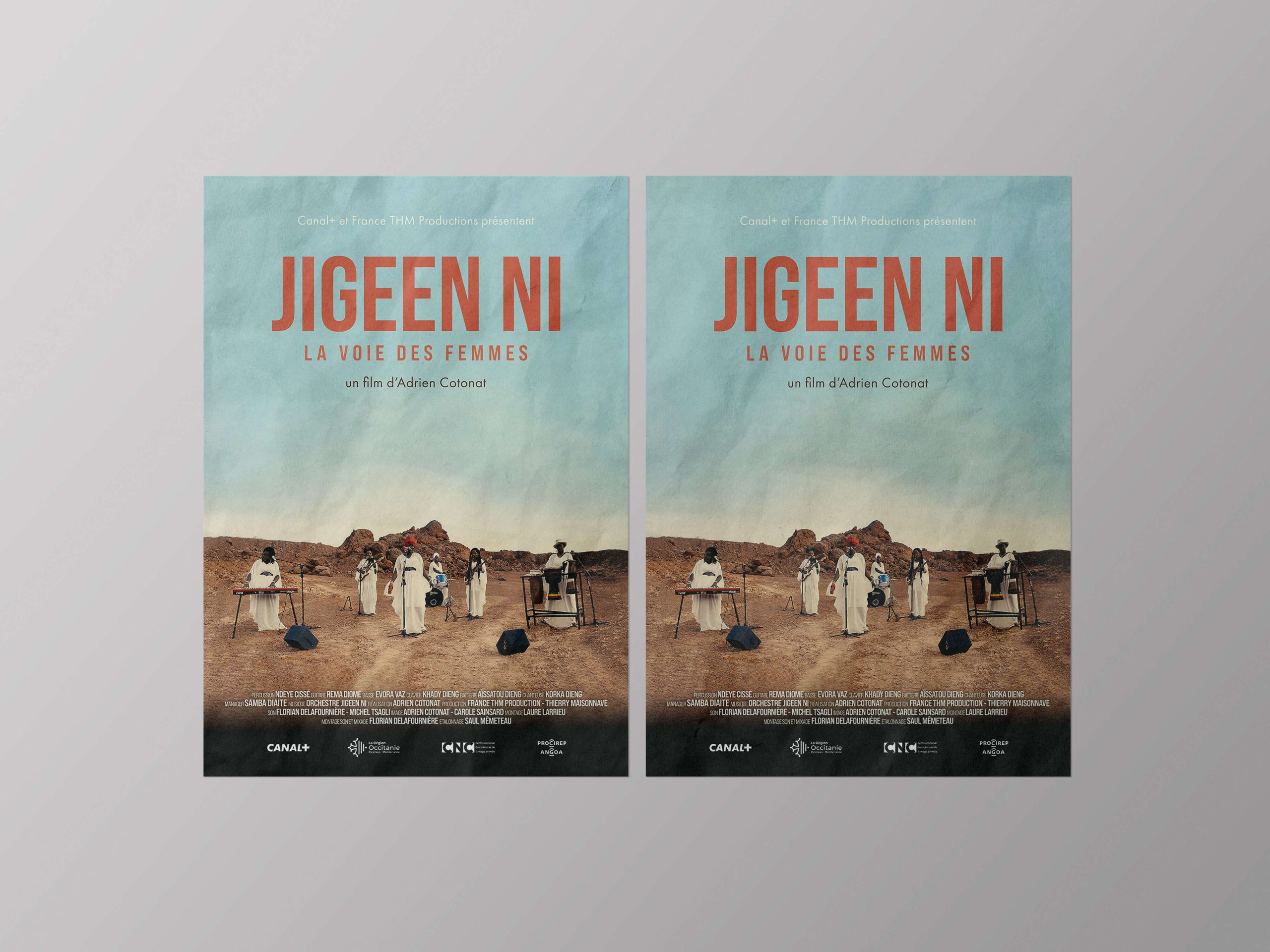 affiche film adrien cotonat jigeen ni musique sénégal