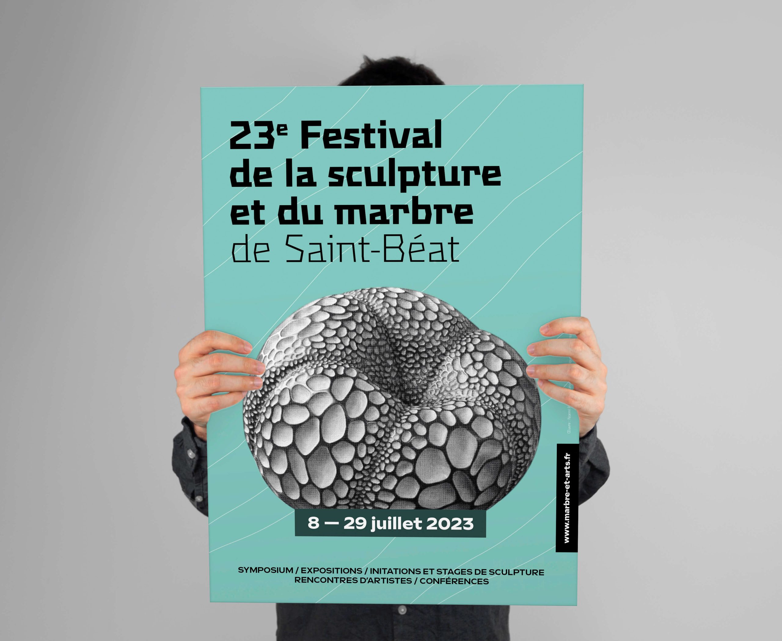 festival sculpture et marbre 2023 Saint Béat