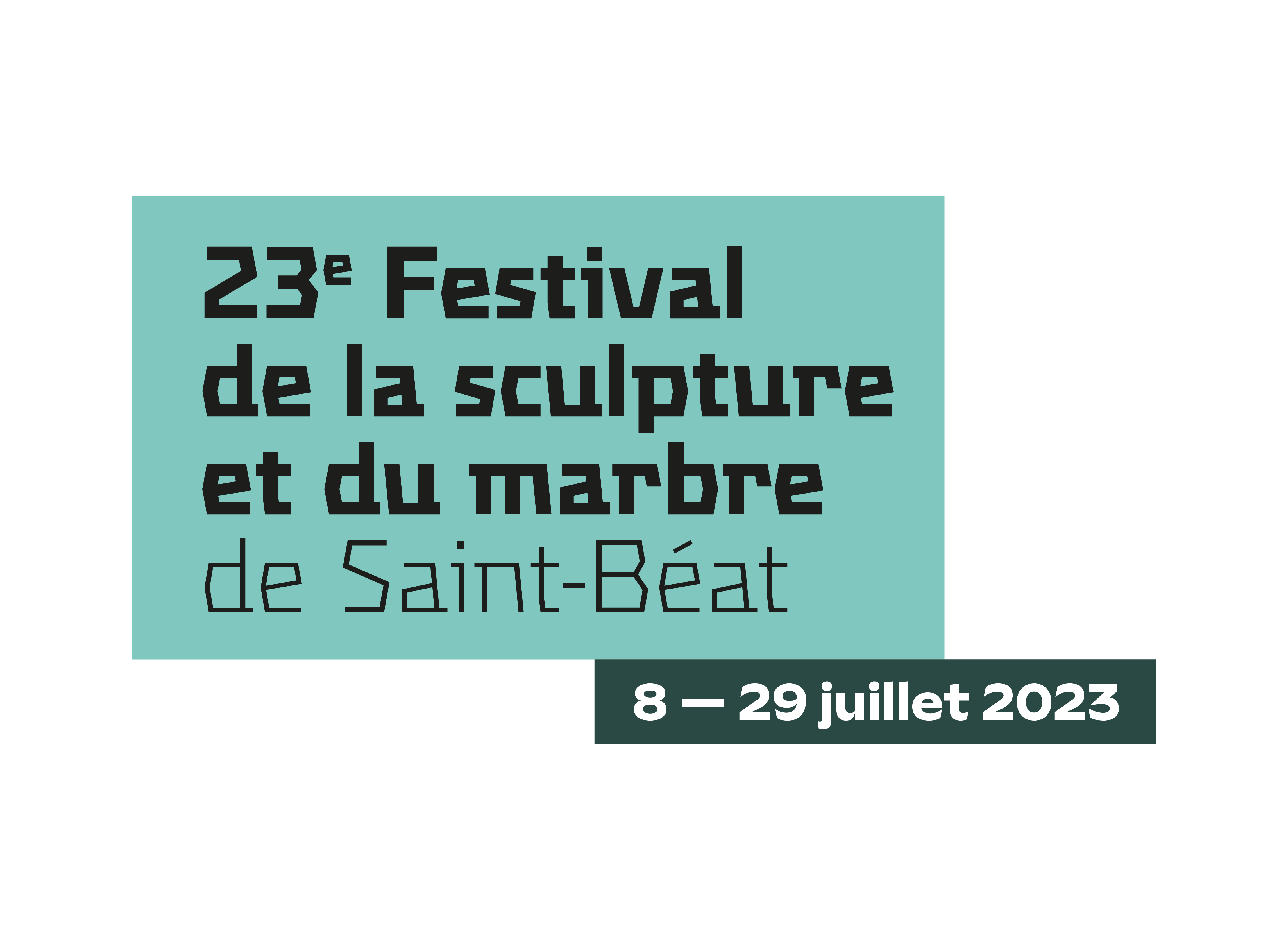 festival sculpture et marbre 2023 Saint Béat