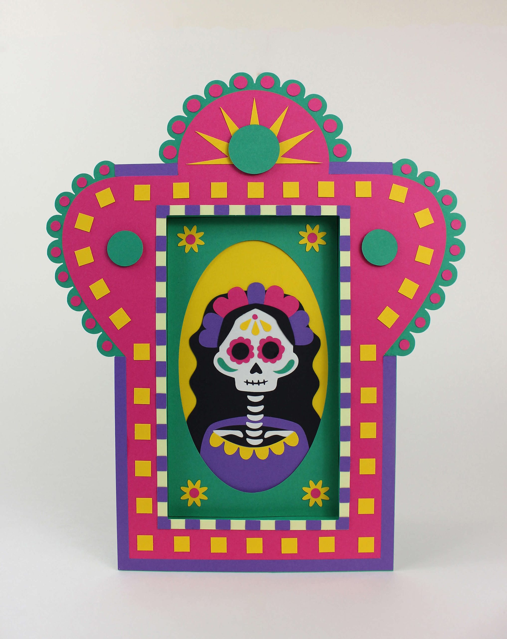 paper art dia de los muertos musée des amériques Auch