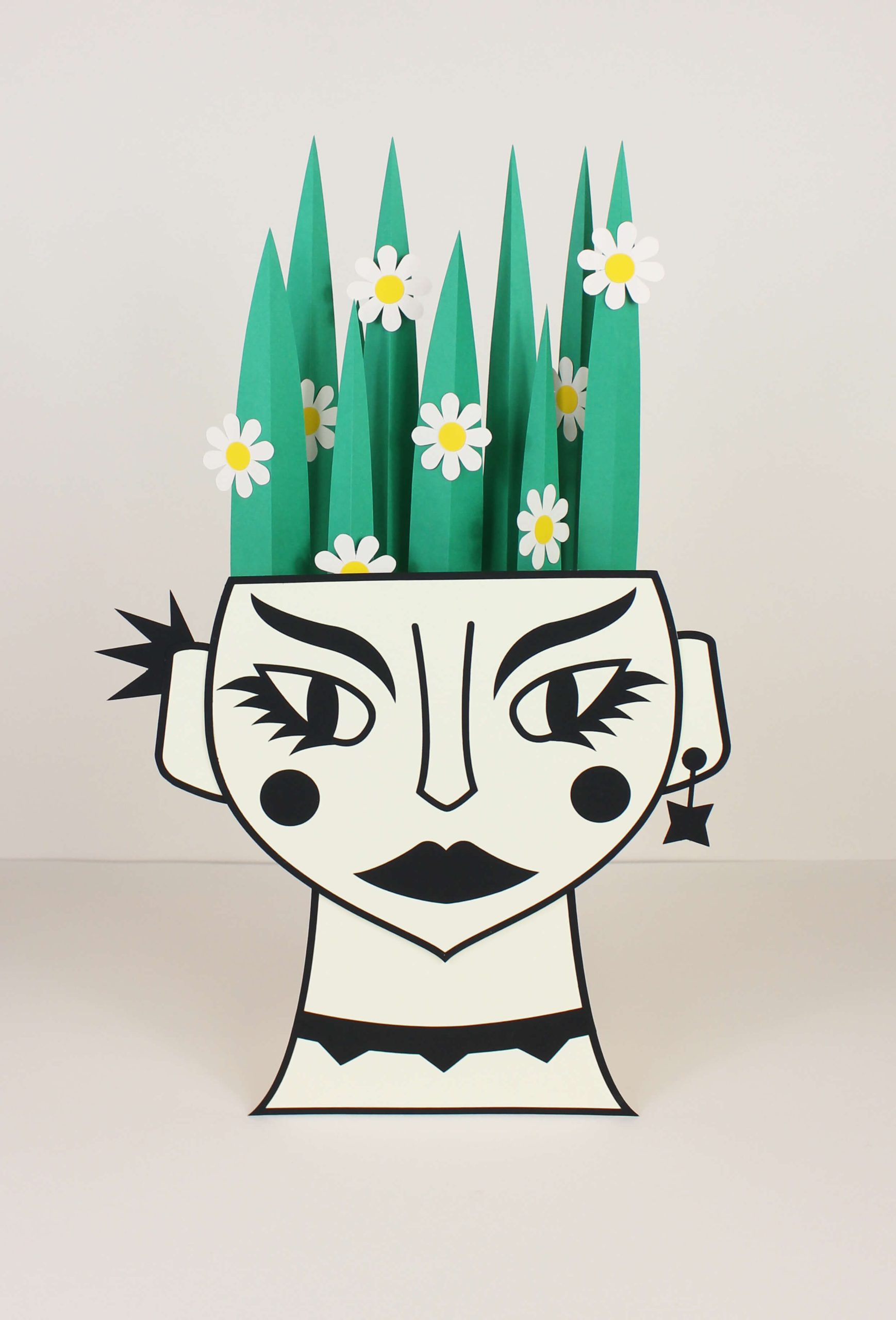 vase visage paper art santa rosa parfum toulouse
