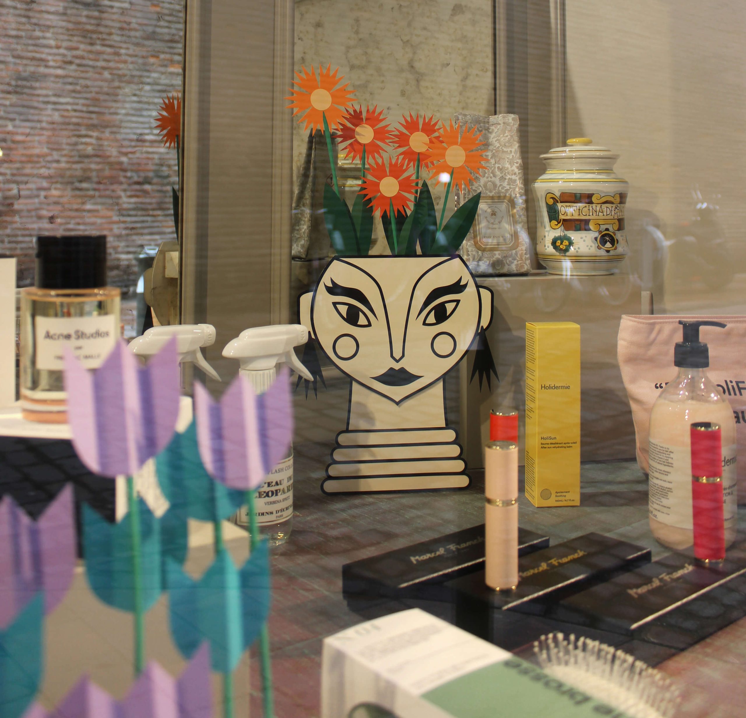 vase visage paper art santa rosa parfum toulouse