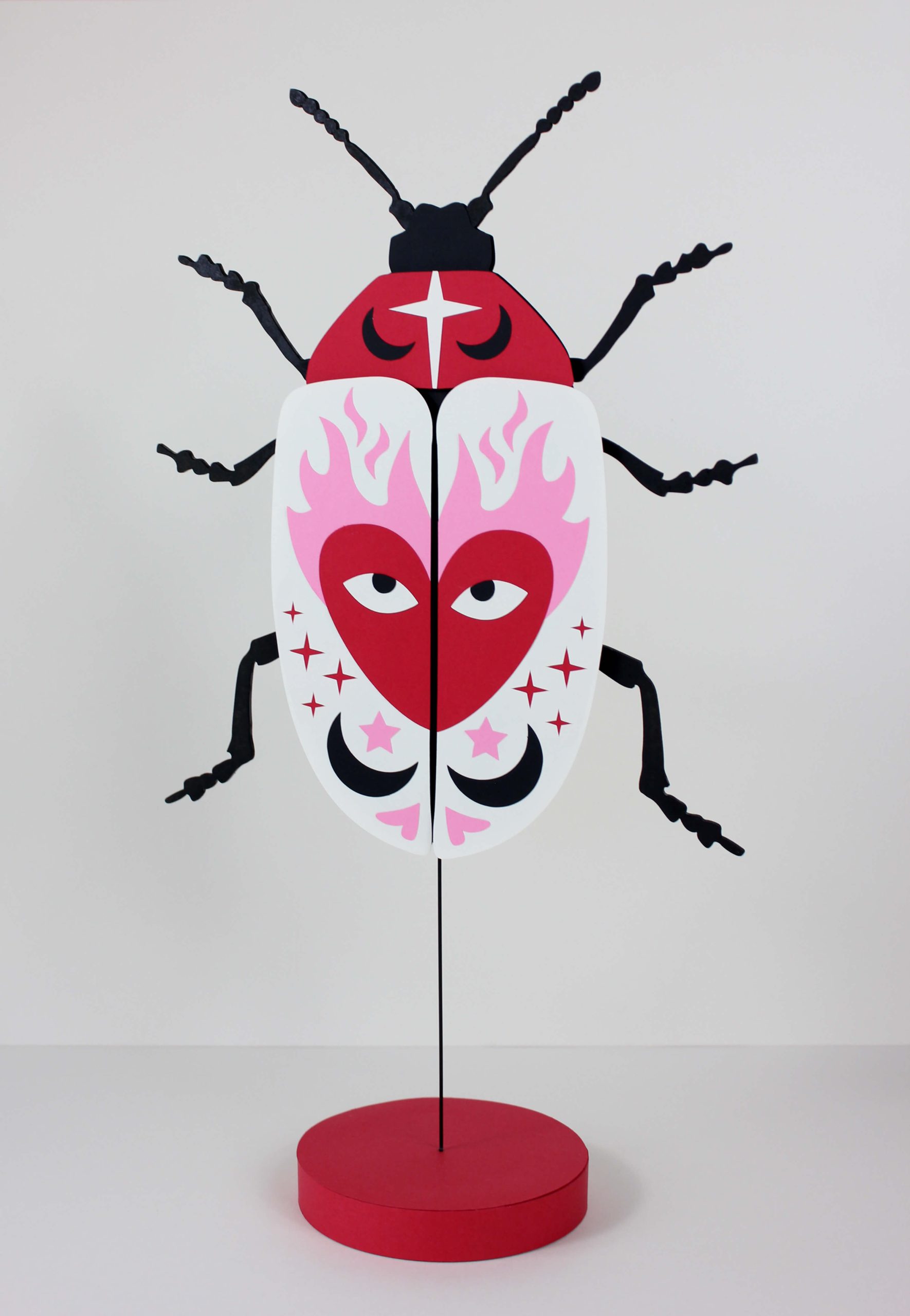 insectes paper art saint valentin barreau