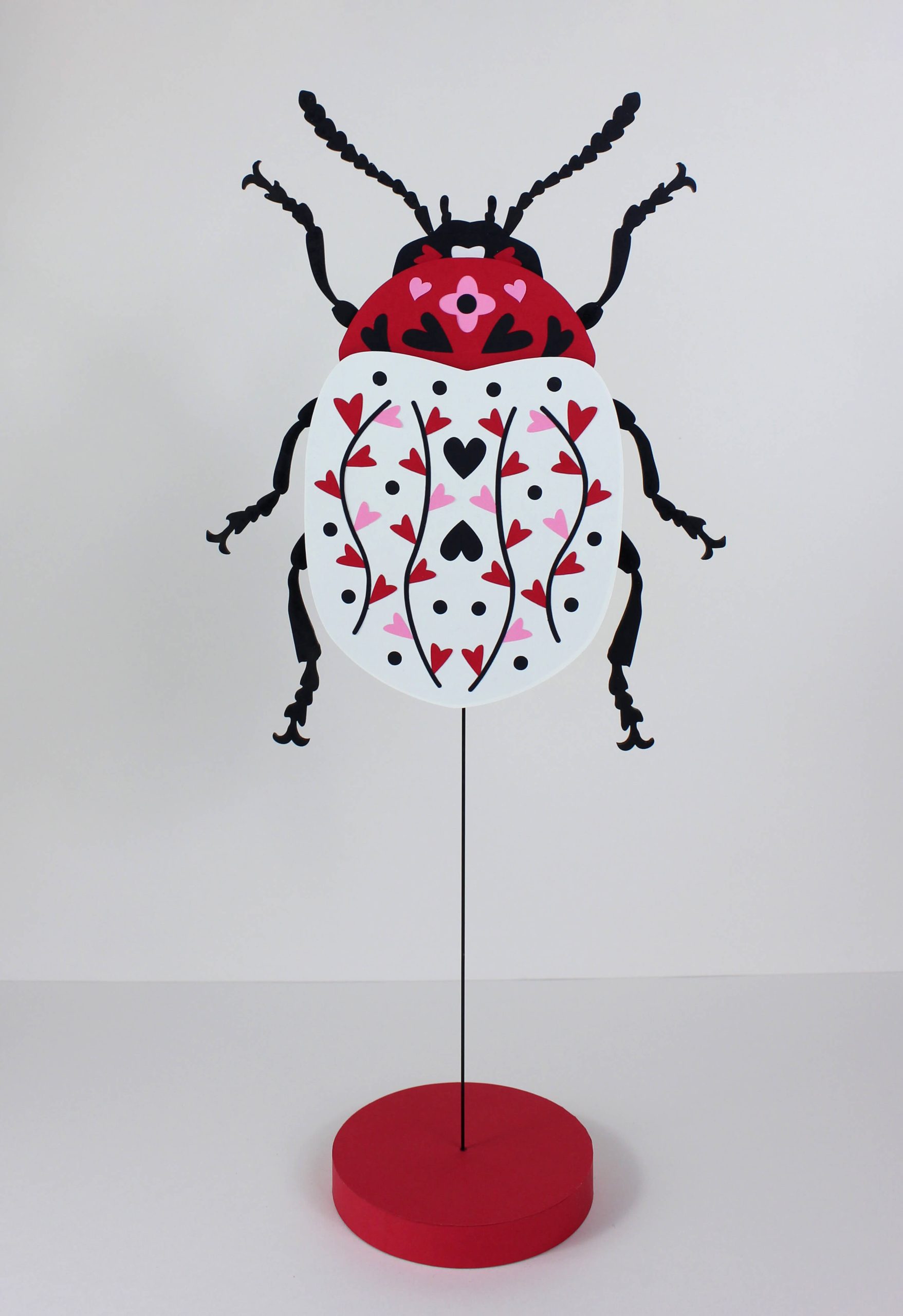 insectes paper art saint valentin barreau