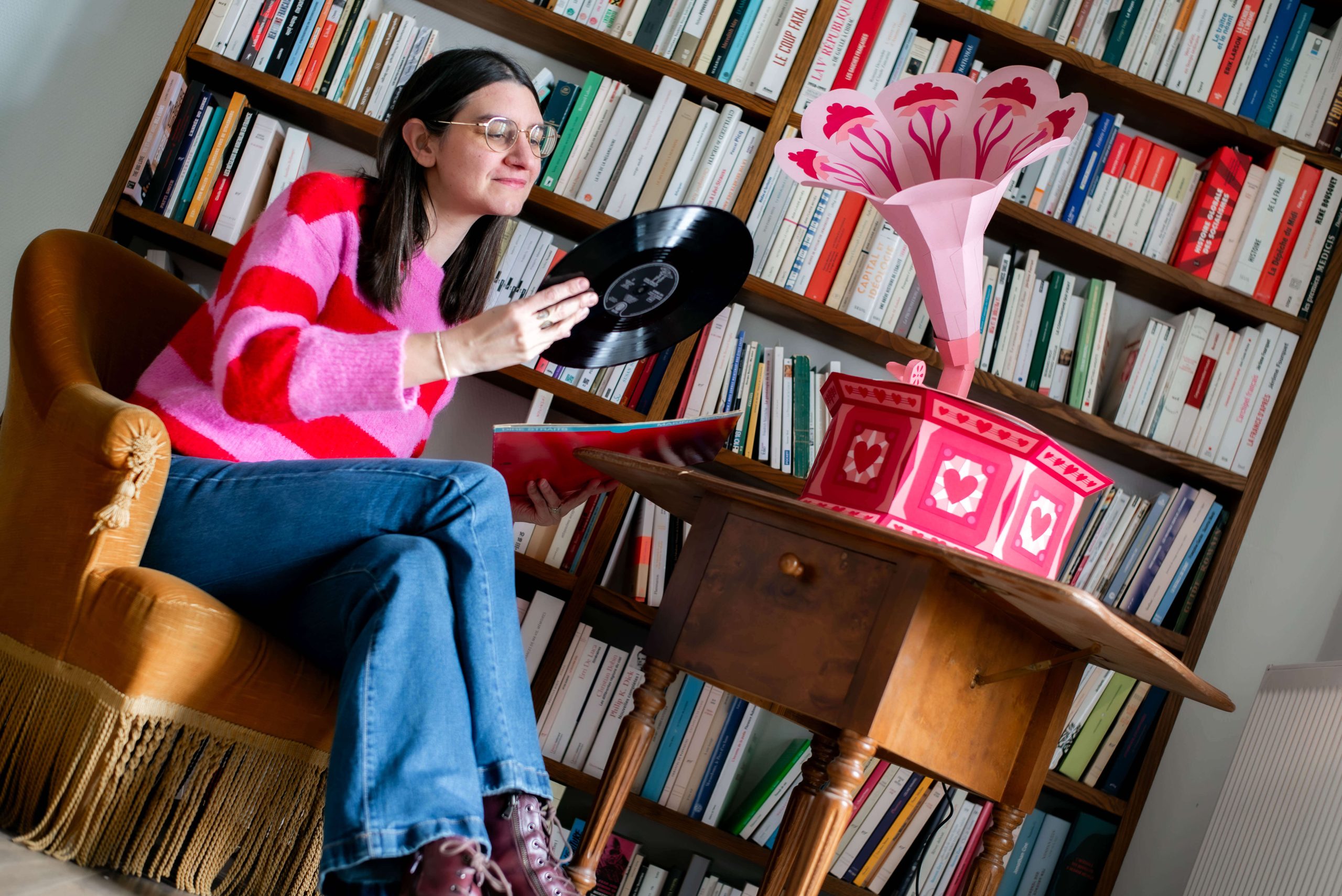 vitrine saint valentin gramophone